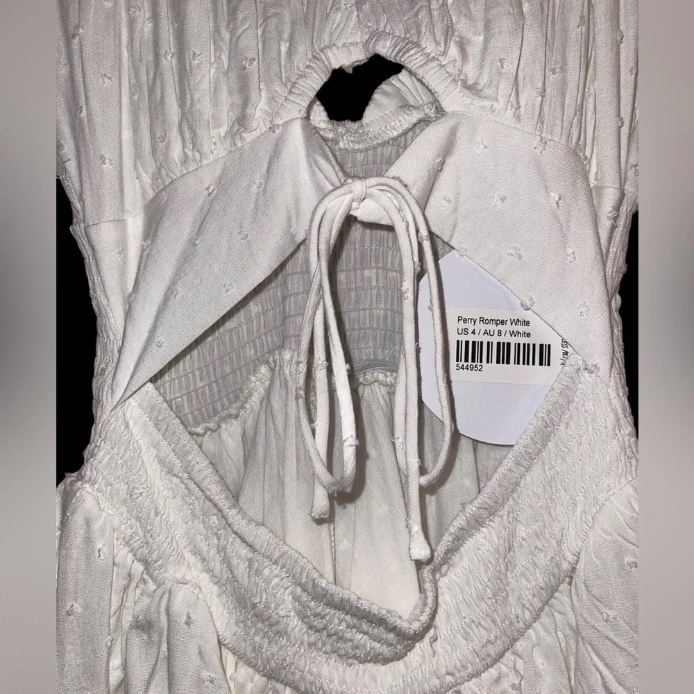 Princess Polly Perry Romper - White - Size 4 - NWT - Picture 6 of 6
